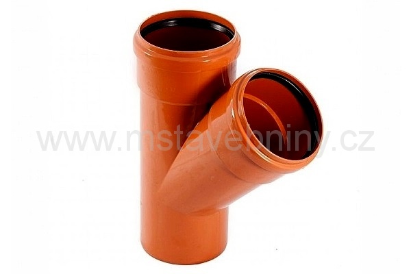 Odbočka kanalizační PVC KGEA 110/110/45st.